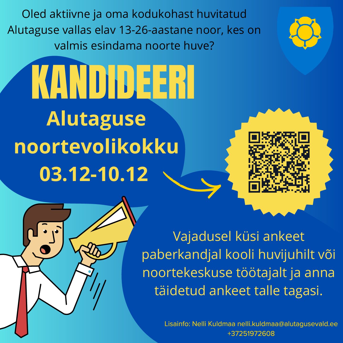 Alutaguse noortevolikokku kandideerimine